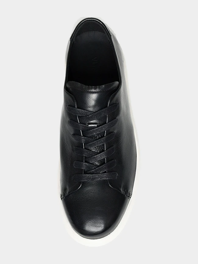 Кеды мужские летние, цвет черный, натуральная кожа M1782779 | 4