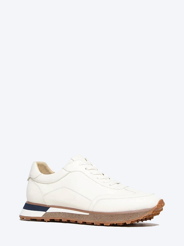 Кроссовки мужские демисезонные, цвет молочный, натуральная кожа M1782259 | 1