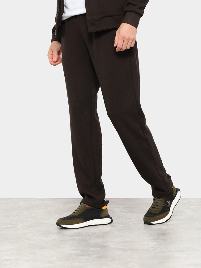 Кроссовки мужские демисезонные, цвет хаки, натуральный спилок/текстиль/натуральная кожа M03104 | 7