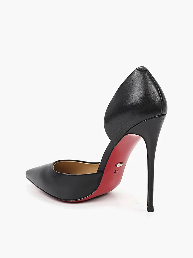 Туфли женские всесезонные, цвет черный, натуральная кожа 496076P2 | 3