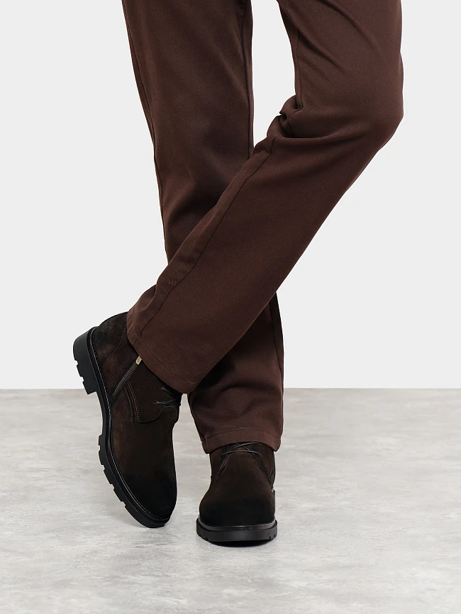 Ботинки мужские зимние, цвет коричневый, натуральный спилок M1782559M | 9