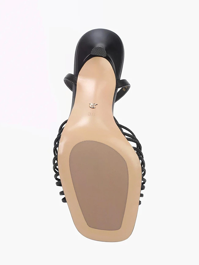 Босоножки женские летние, цвет черный, натуральная кожа/искусственная кожа 1494326 | 5