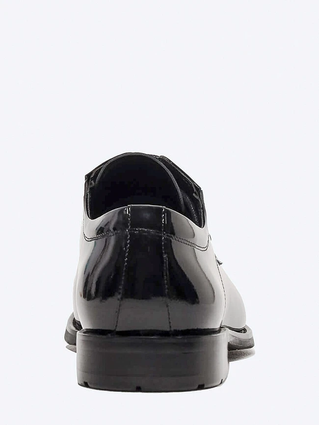 Полуботинки M1782154 мужские цвет черный, натуральная лаковая кожа M1782154 | 5