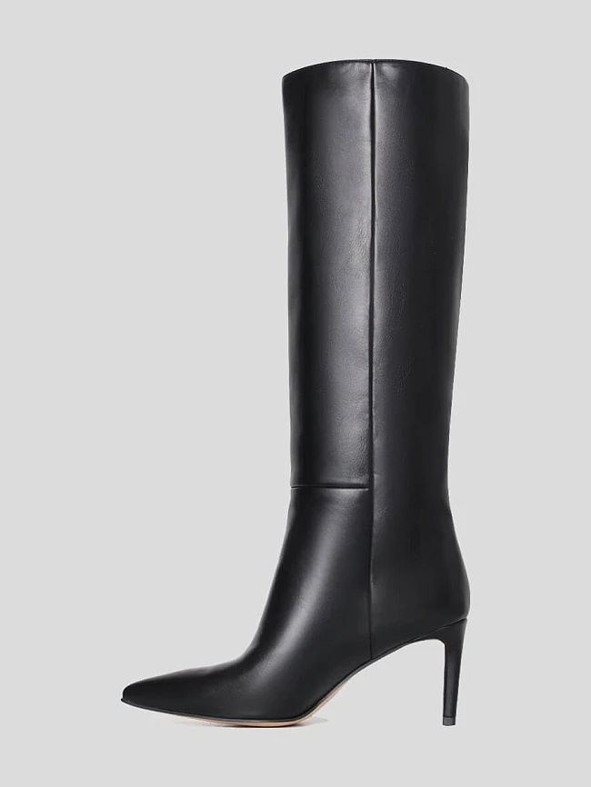 Сапоги женские демисезонные, цвет черный, искусственная кожа 1398720P-L | 3