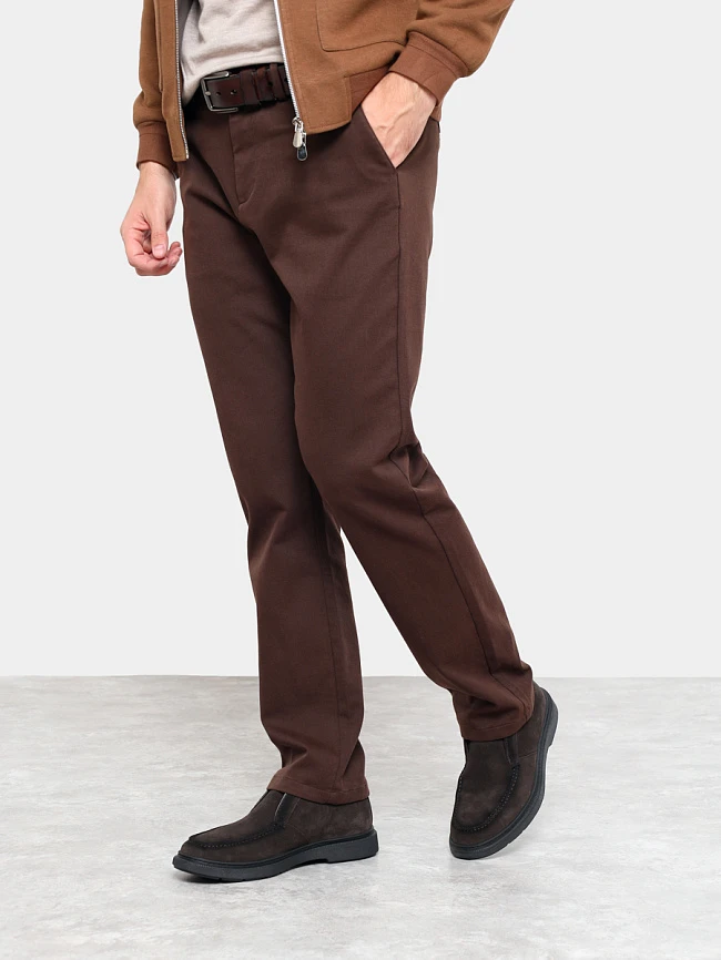 Ботинки мужские демисезонные, цвет коричневый, натуральный спилок M801040 | 6