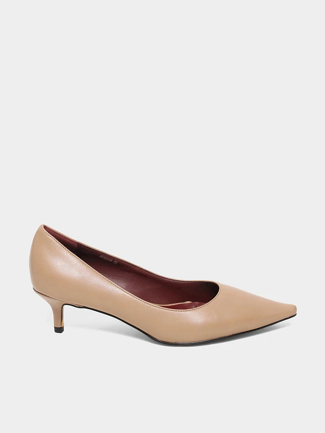 Туфли женские всесезонные, цвет бежевый, искусственная кожа 6550339 | 1