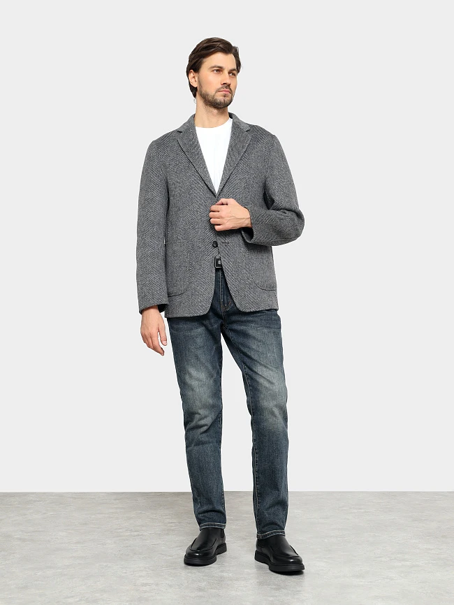 Ботинки мужские демисезонные, цвет черный, натуральная кожа M801240 | 12