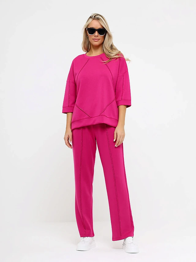 Комплект (футболка+брюки) женские демисезон; лето; KA17657-15 | 1