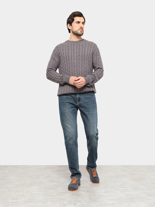 Кеды мужские демисезонные, цвет синий, натуральный спилок M1781864 | 9