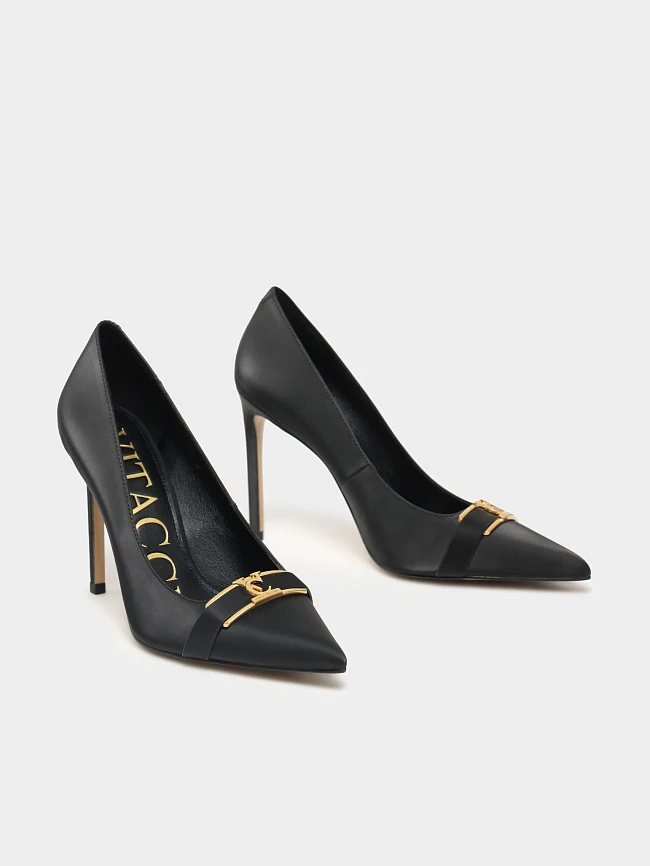 Туфли женские всесезонные, цвет черный, натуральная кожа 1494433 | 3