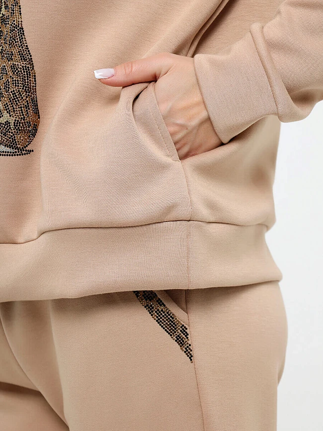 Комплект (худи+брюки) женские демисезонные KA17580-08 | 10