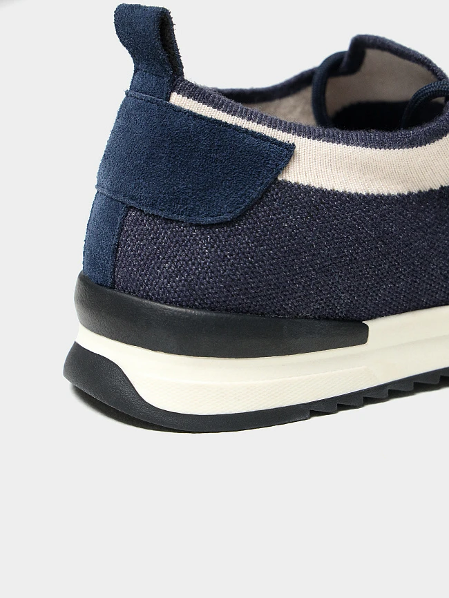 Кроссовки мужские летние, цвет синий, текстиль M02VC104 | 5