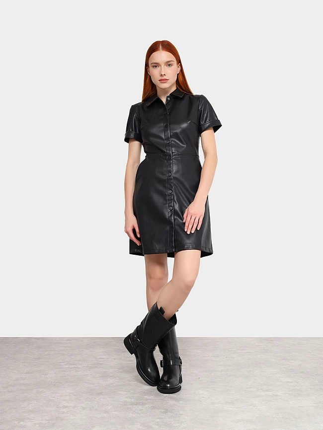 Сапоги женские зимние, цвет черный, натуральная кожа 1821053M-1 | 11