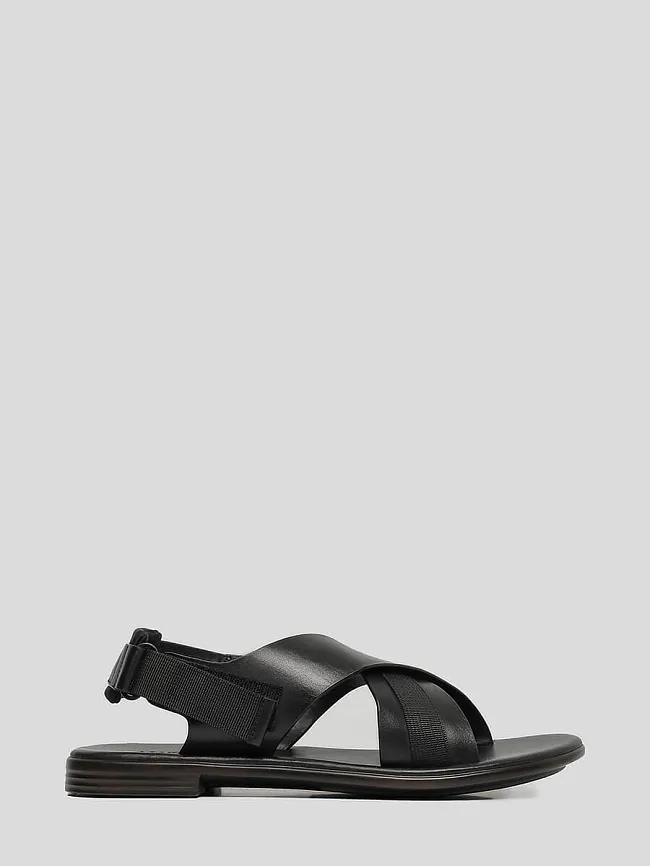 Сандалии мужские летние, цвет черный, натуральная кожа M1781378 | 2