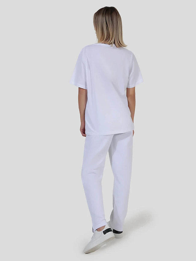 Костюм спортивный (футболка+брюки) женские всесезонные TEset04-12 | 3
