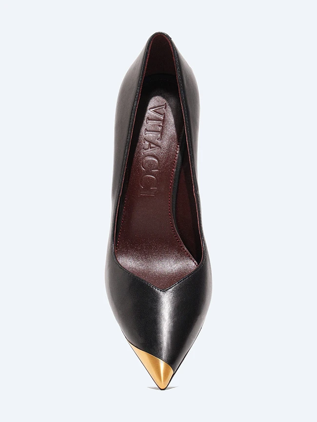 Туфли женские всесезонные, цвет черный, натуральная кожа 1494543 | 4