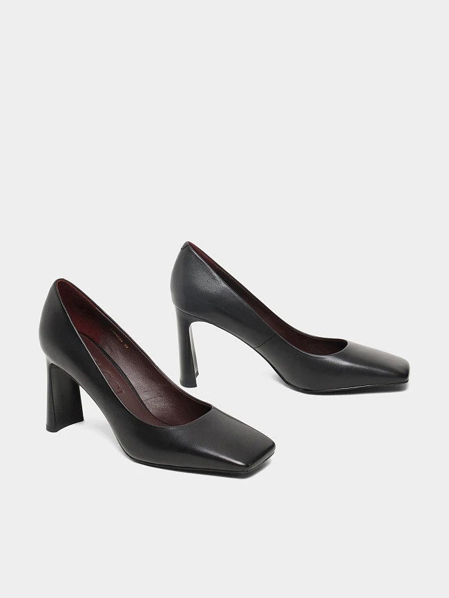 Туфли женские всесезонные, цвет черный, натуральная кожа 1494699 | 2