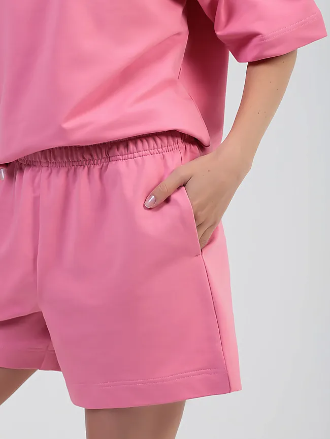 Костюм спортивный (футболка+шорты) женские всесезонные SP0422-14 | 5