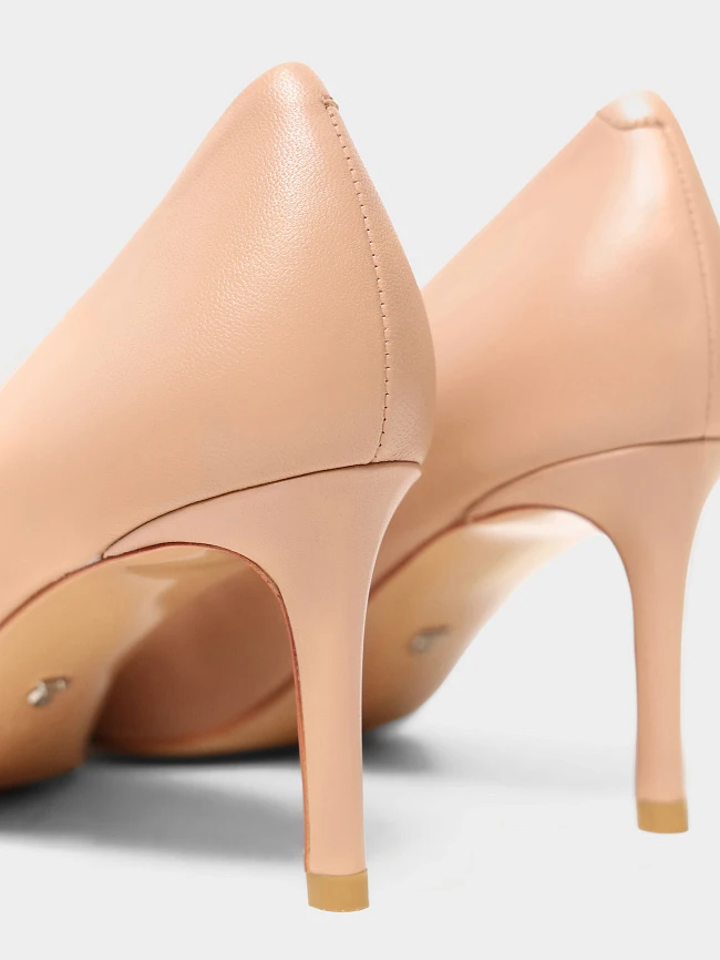 Туфли женские всесезонные, цвет бежевый, натуральная кожа 497026 | 6