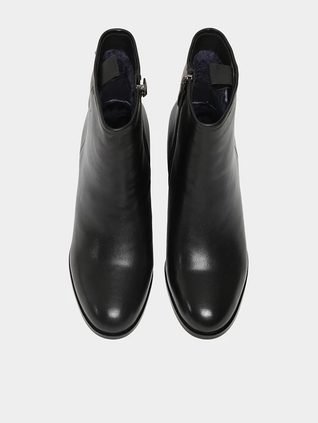 Полусапоги женские зимние, цвет черный, натуральная кожа 1730120M | 5