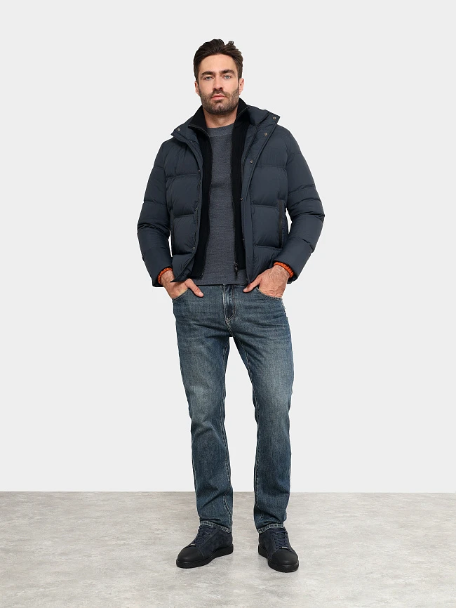 Кеды мужские демисезонные, цвет синий, натуральный нубук/натуральная кожа M1782543 | 12