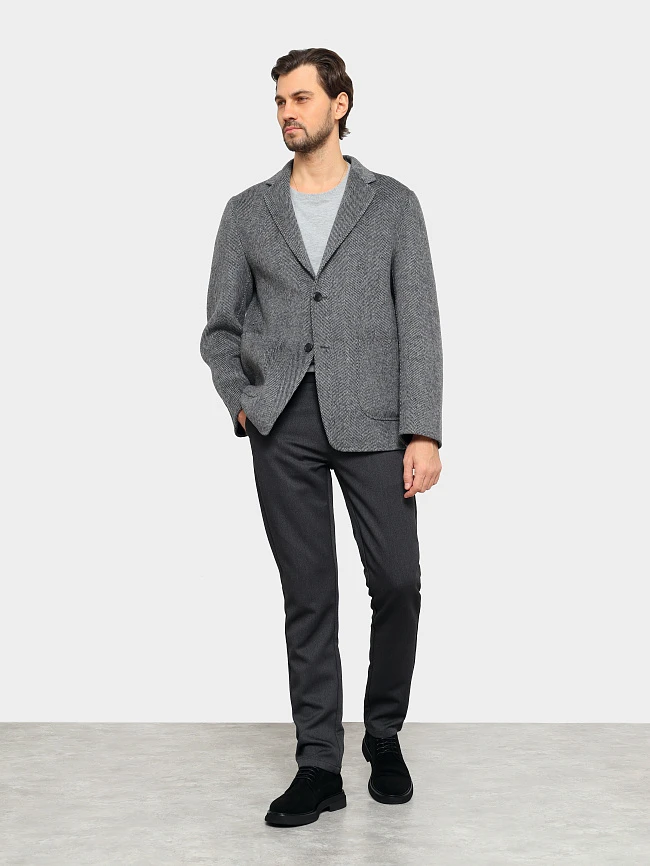 Полуботинки мужские всесезонные, цвет черный, натуральный велюр M1022904 | 12