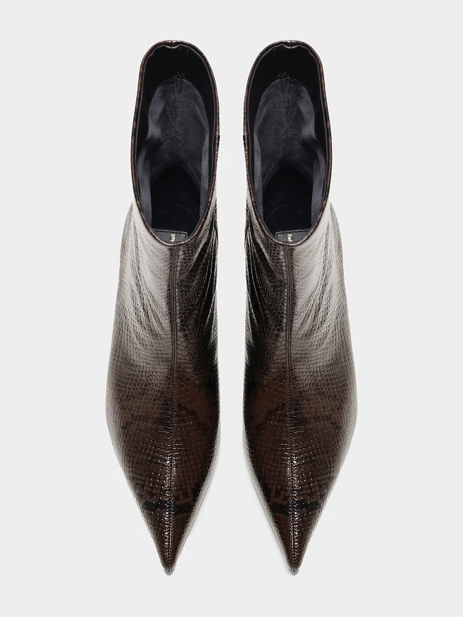 Полусапоги женские всесезонные, цвет коричневый, натуральная кожа 1494678 | 5