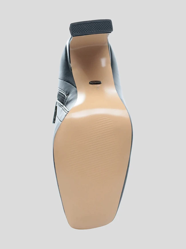 Полусапоги женские демисезонные, цвет черный, искусственная кожа 1396515P2 | 7