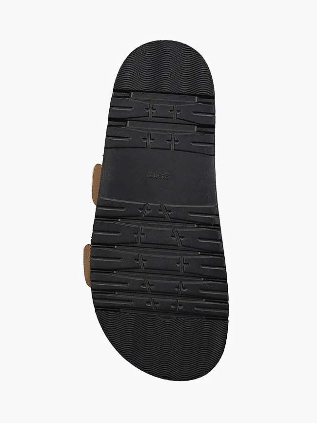 Сандалии женские летние, цвет бежевый, натуральный спилок 3630000P | 6