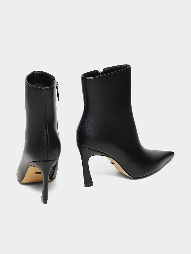 Полусапоги женские всесезонные, цвет черный, искусственная кожа 6550330-2 | 4