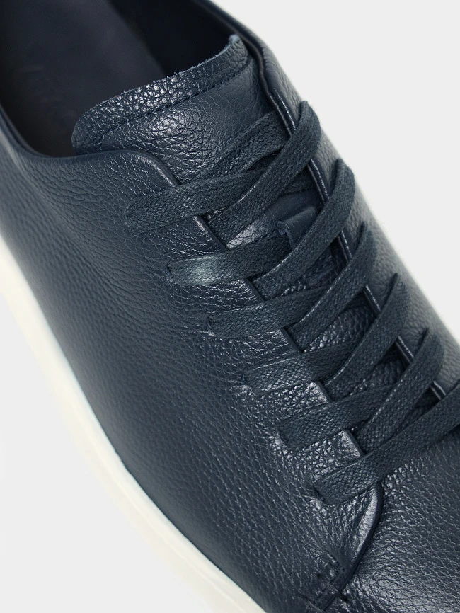 Кеды мужские демисезон; лето;, цвет синий, натуральная кожа M1782780 | 5