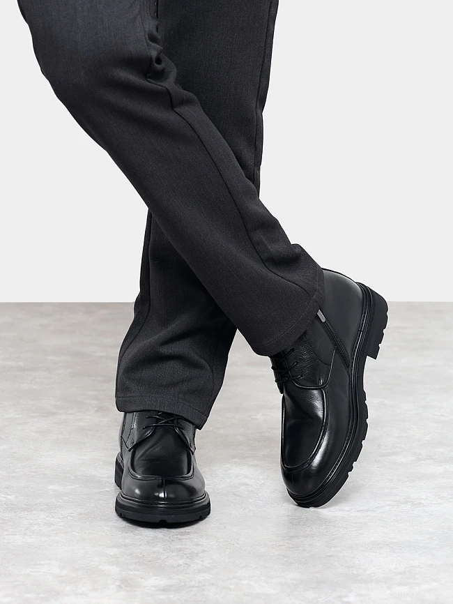 Ботинки мужские зимние, цвет черный, натуральная кожа M1782172M | 8