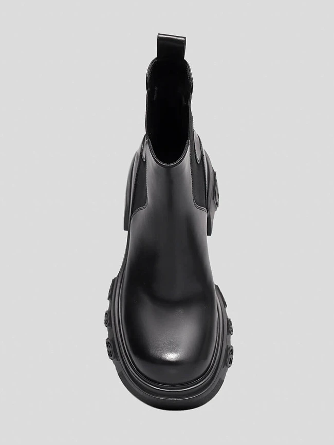 Ботинки женские демисезонные, цвет черный, натуральная кожа 1730052 | 4