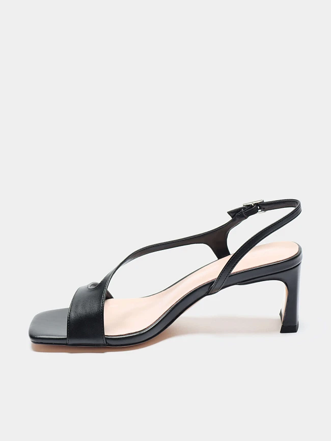 Босоножки женские летние, цвет черный, искусственная кожа 6550507 | 6