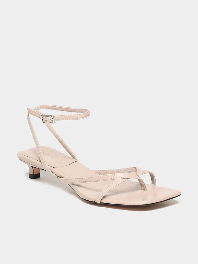 Босоножки женские летние, цвет бежевый, натуральная кожа 1731386 | 2