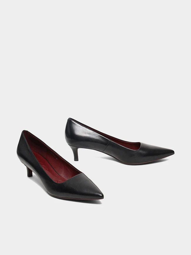 Туфли женские всесезонные, цвет черный, натуральная кожа 497003-2 | 3