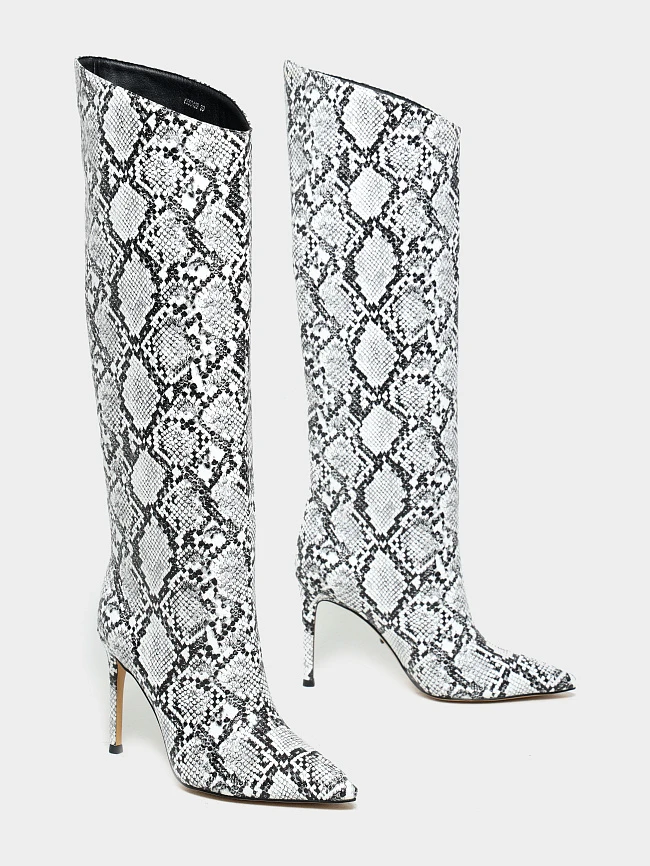 Сапоги женские демисезонные, цвет мультиколор, искусственная кожа 6550439 | 3