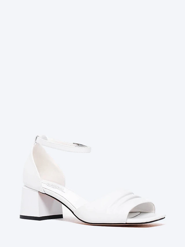 Босоножки женские летние, цвет белый, натуральная кожа и полимерные материалы 1849803 | 1