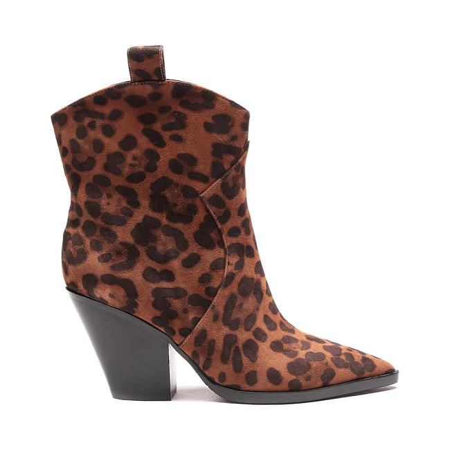 Полусапоги 149671 женские цвет мультиколор, натуральный велюр 149671          | 2