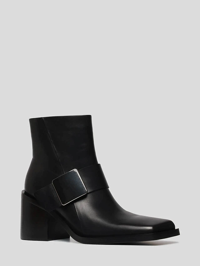 Ботильоны 198380M-1 женские цвет черный, натуральная кожа 198380M-1       | 1