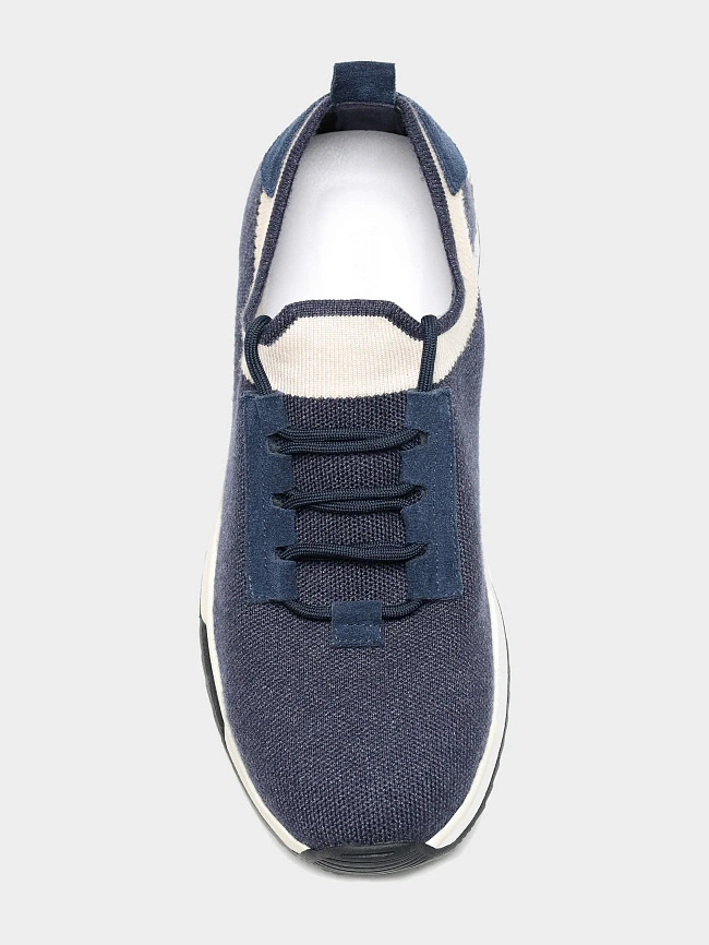 Кроссовки мужские летние, цвет синий, текстиль M02VC104 | 4