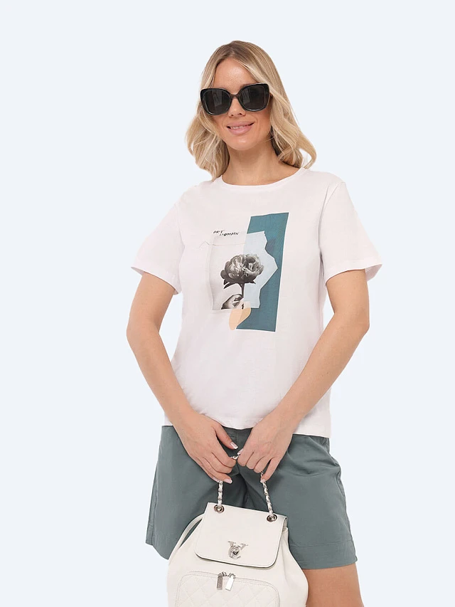 Футболка женская всесезонные EF24024-02 | 1