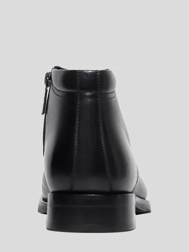 Ботинки мужские зимние, цвет черный, натуральная кожа M1022054M | 5