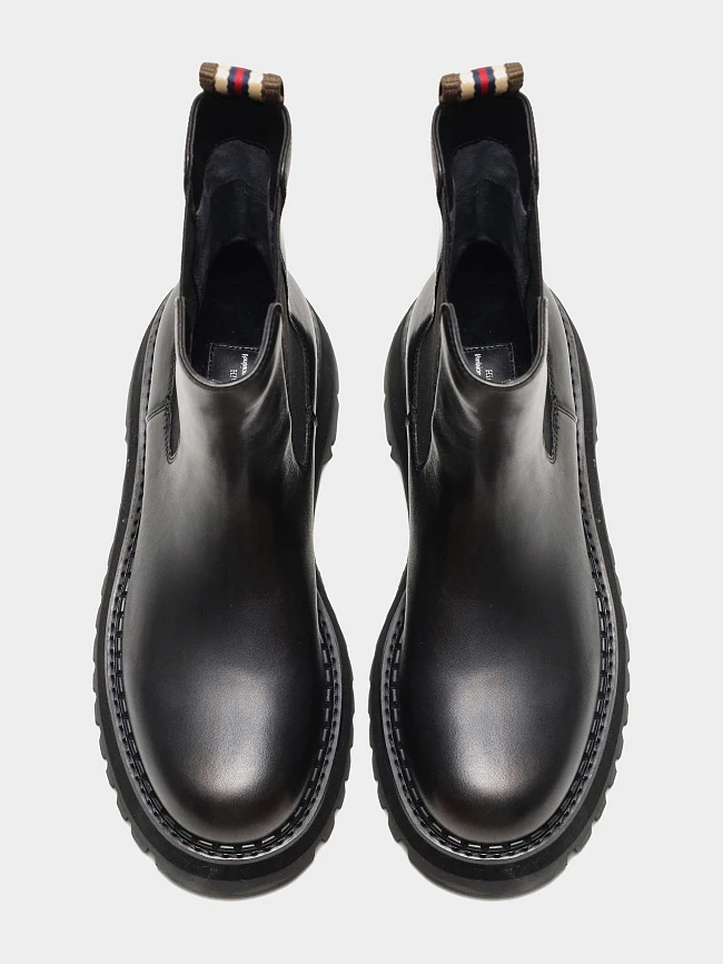 Ботинки женские демисезонные, цвет черный, натуральная кожа 1731096 | 5