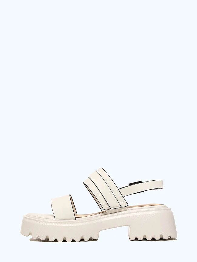 Сандалии женские летние, цвет белый, натуральная кожа и полимерные материалы 1849980 | 3