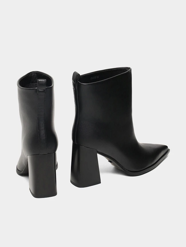 Ботильоны женские всесезонные, цвет черный, искусственная кожа 6550347 | 4