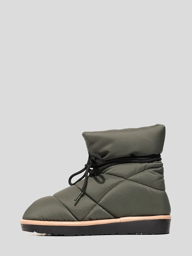 Полусапоги женские демисезонные, цвет хаки, текстиль 1221206 | 3