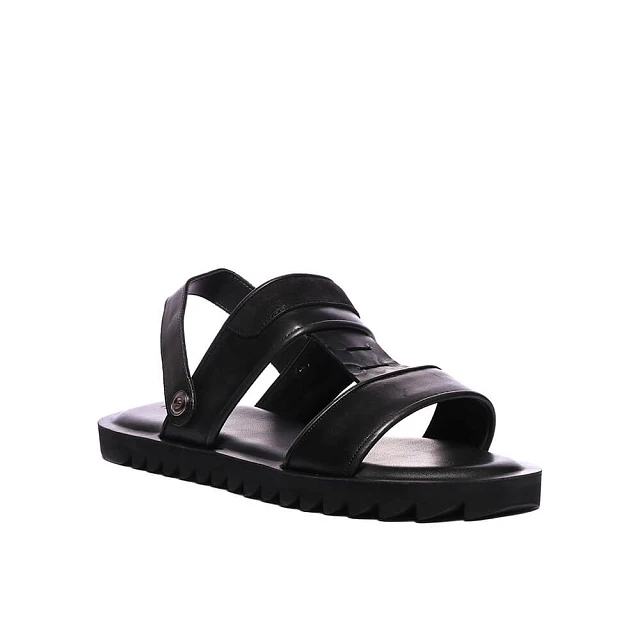 Сандалии M113849 мужские цвет черный, натуральная кожа M113849         | 1