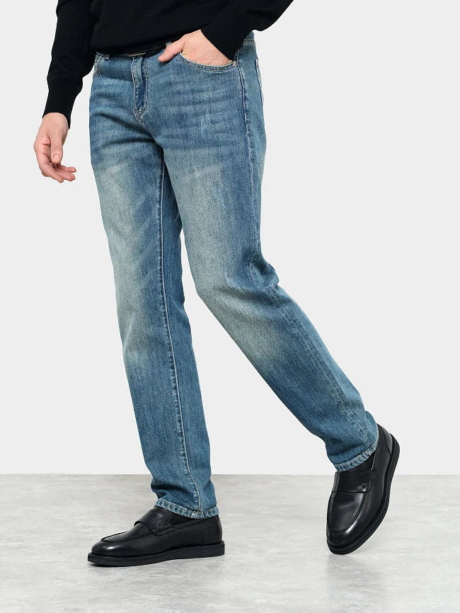 Лоферы мужские зимние, цвет черный, натуральная кожа M254250M | 7