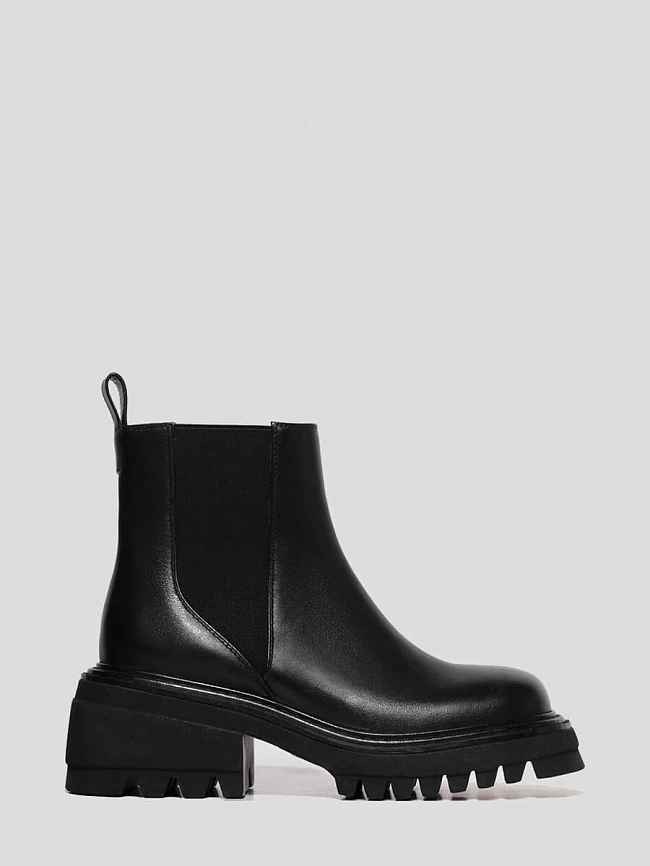 Полусапоги 1399743 женские цвет черный, натуральная кожа 1399743 | 2